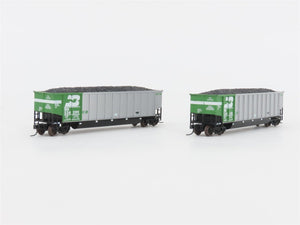N Scale Athearn 10453 BN Burlington Northern BethGon Coalporter w/ Load 5-Pack