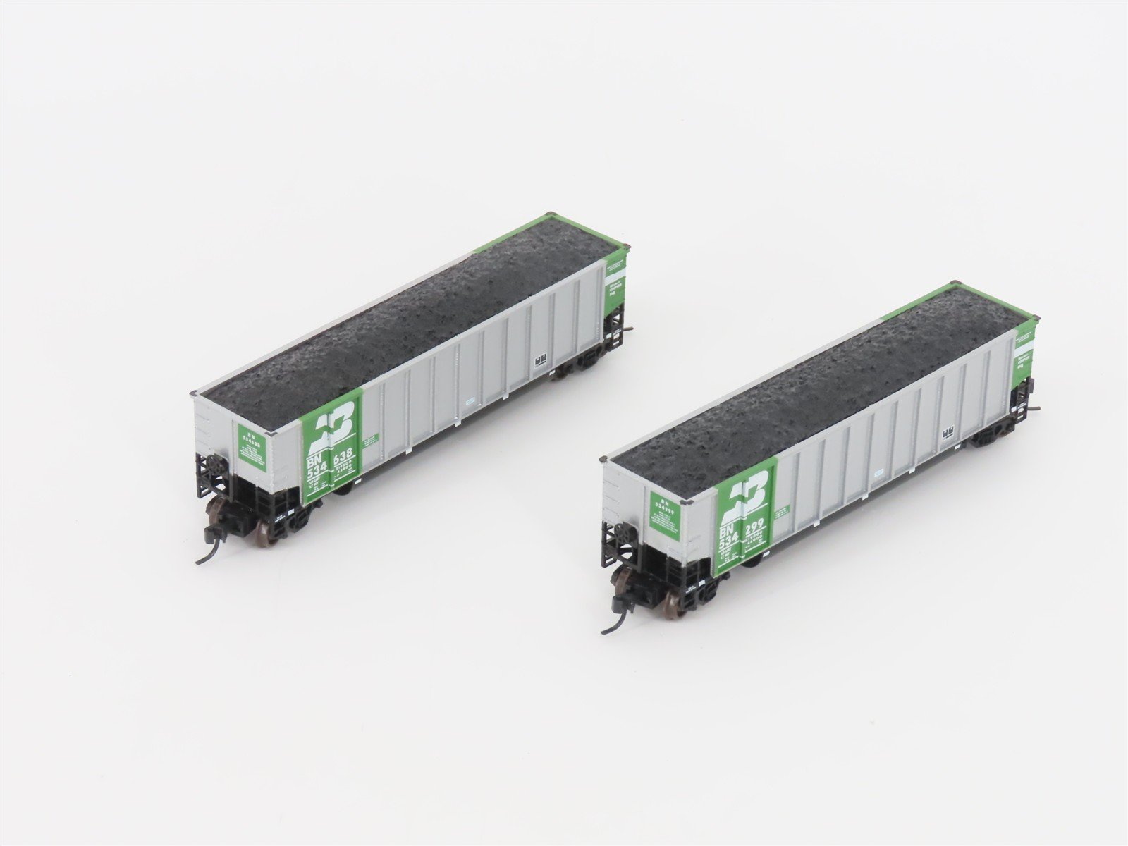 N Scale Athearn 10453 BN Burlington Northern BethGon Coalporter w/ Load 5-Pack
