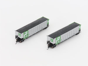 N Scale Athearn 10453 BN Burlington Northern BethGon Coalporter w/ Load 5-Pack