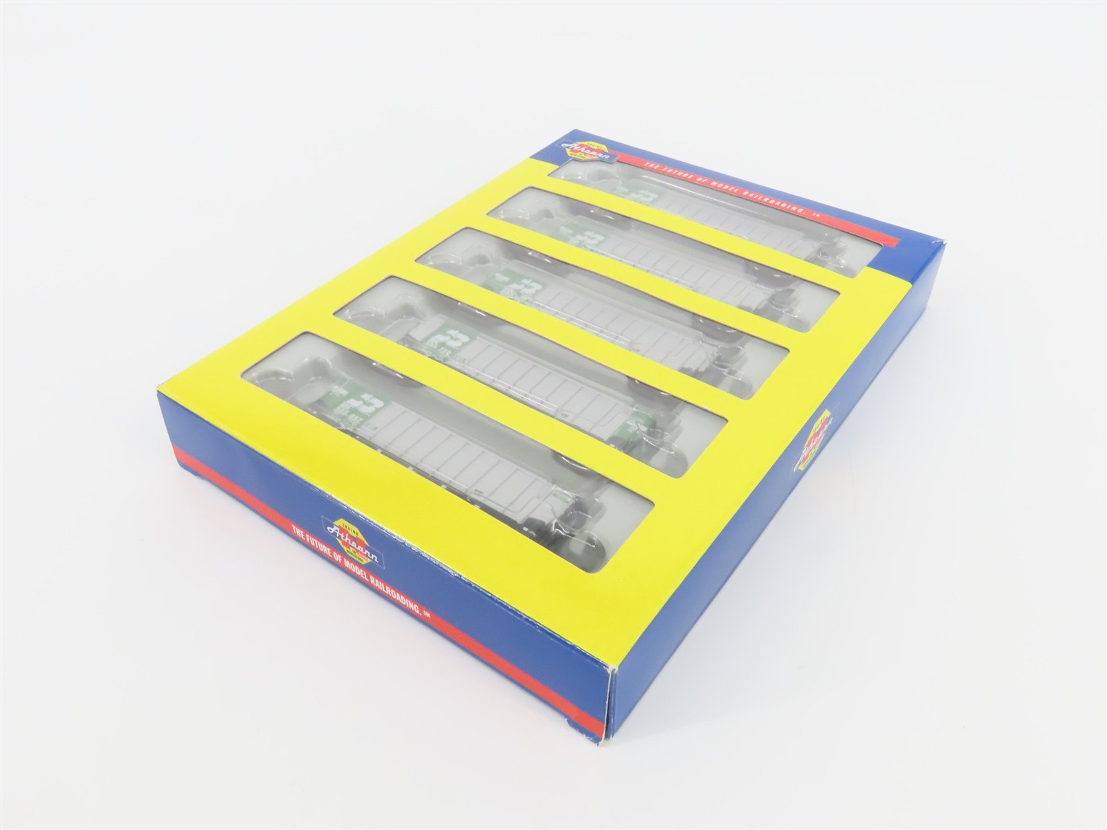 N Scale Athearn 10453 BN Burlington Northern BethGon Coalporter w/ Load 5-Pack