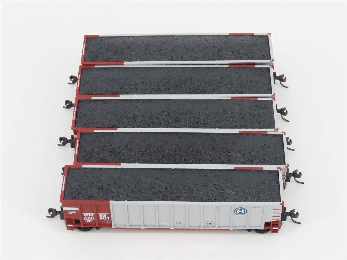 N Scale Athearn 10456 BNSF Railway BethGon Coalporter w/ Load 5-Pack