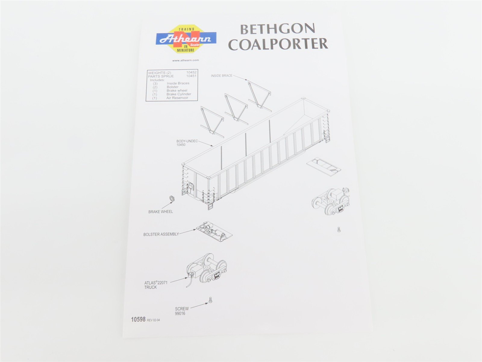 N Scale Athearn 10456 BNSF Railway BethGon Coalporter w/ Load 5-Pack