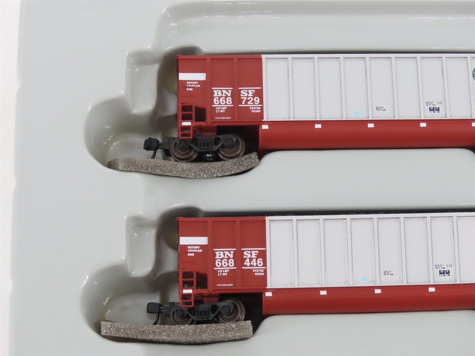 N Scale Athearn 10455 BNSF Railway BethGon Coalporter w/ Load 5-Pack