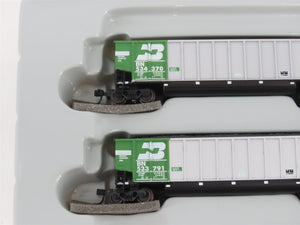 N Scale Athearn 10451 BN Burlington Northern BethGon Coalporter w/ Load 5-Pack