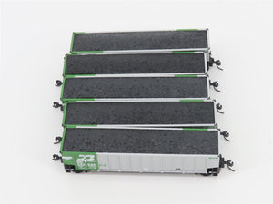 N Scale Athearn 10451 BN Burlington Northern BethGon Coalporter w/ Load 5-Pack
