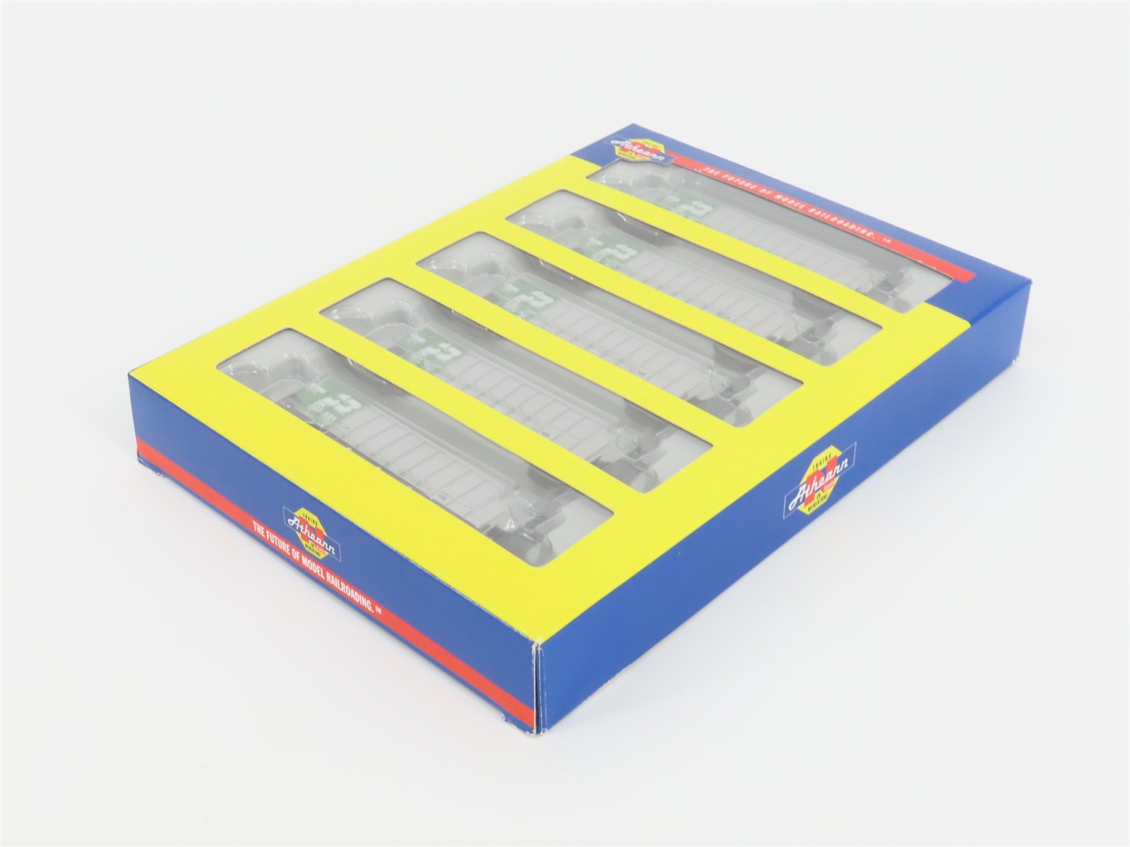 N Scale Athearn 10451 BN Burlington Northern BethGon Coalporter w/ Load 5-Pack