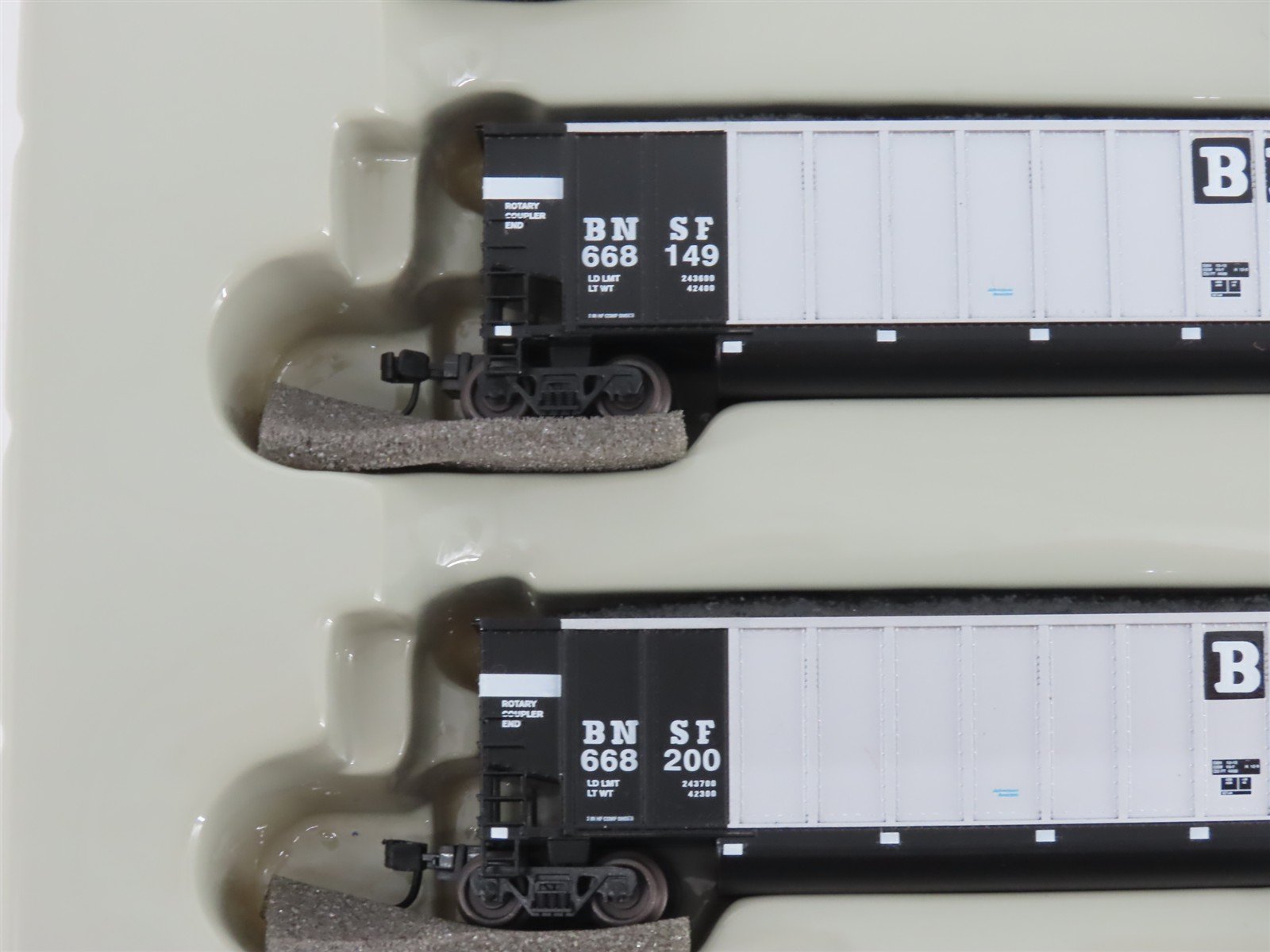 N Scale Athearn 10471 BNSF Railway BethGon Coalporter w/ Load 5-Pack