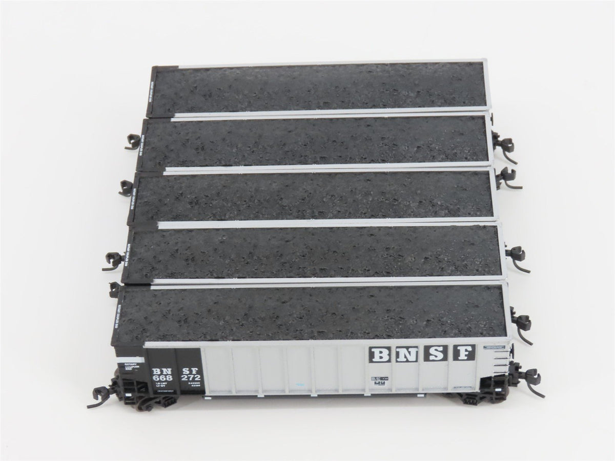 N Scale Athearn 10471 BNSF Railway BethGon Coalporter w/ Load 5-Pack