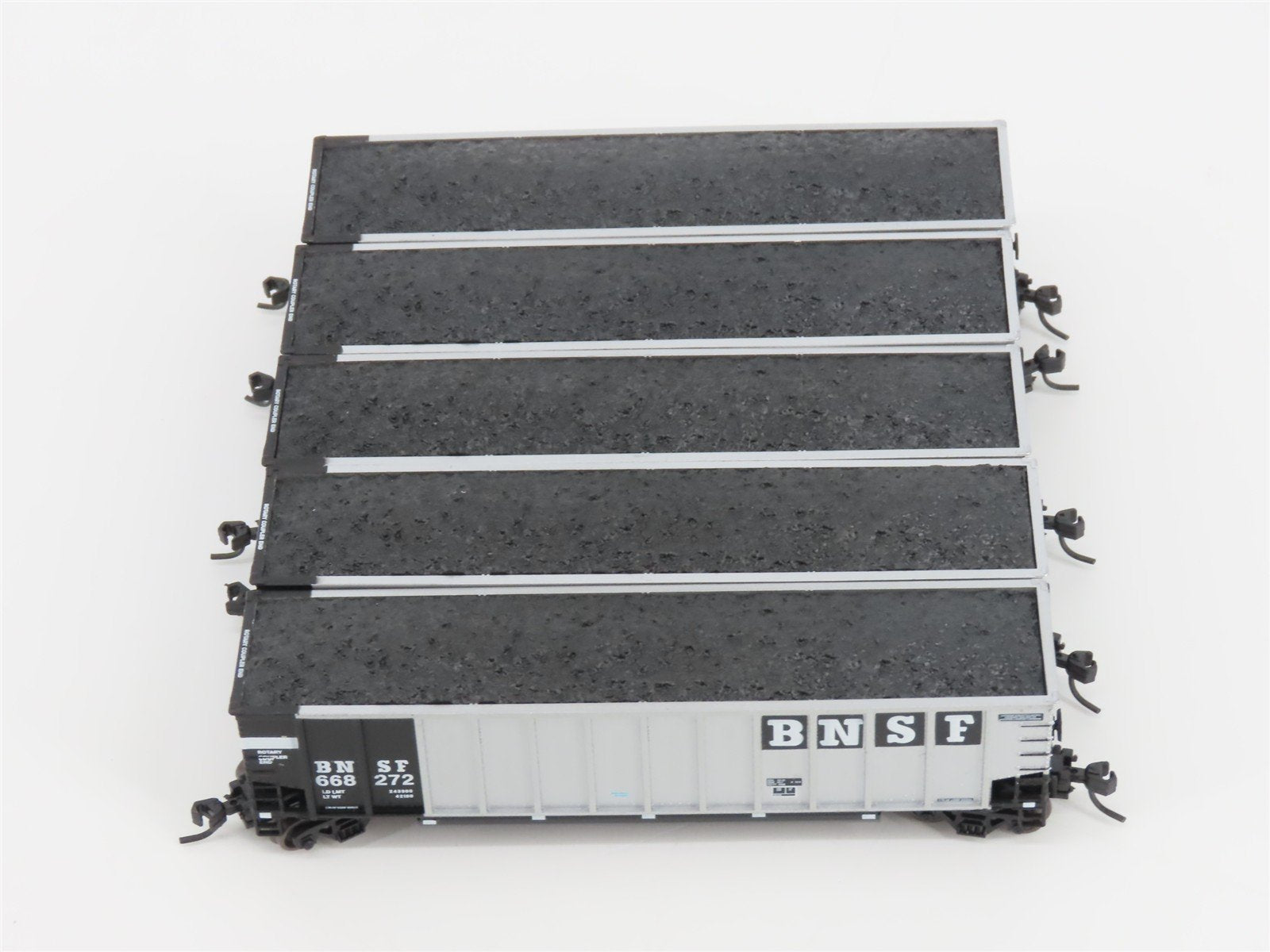 N Scale Athearn 10471 BNSF Railway BethGon Coalporter w/ Load 5-Pack