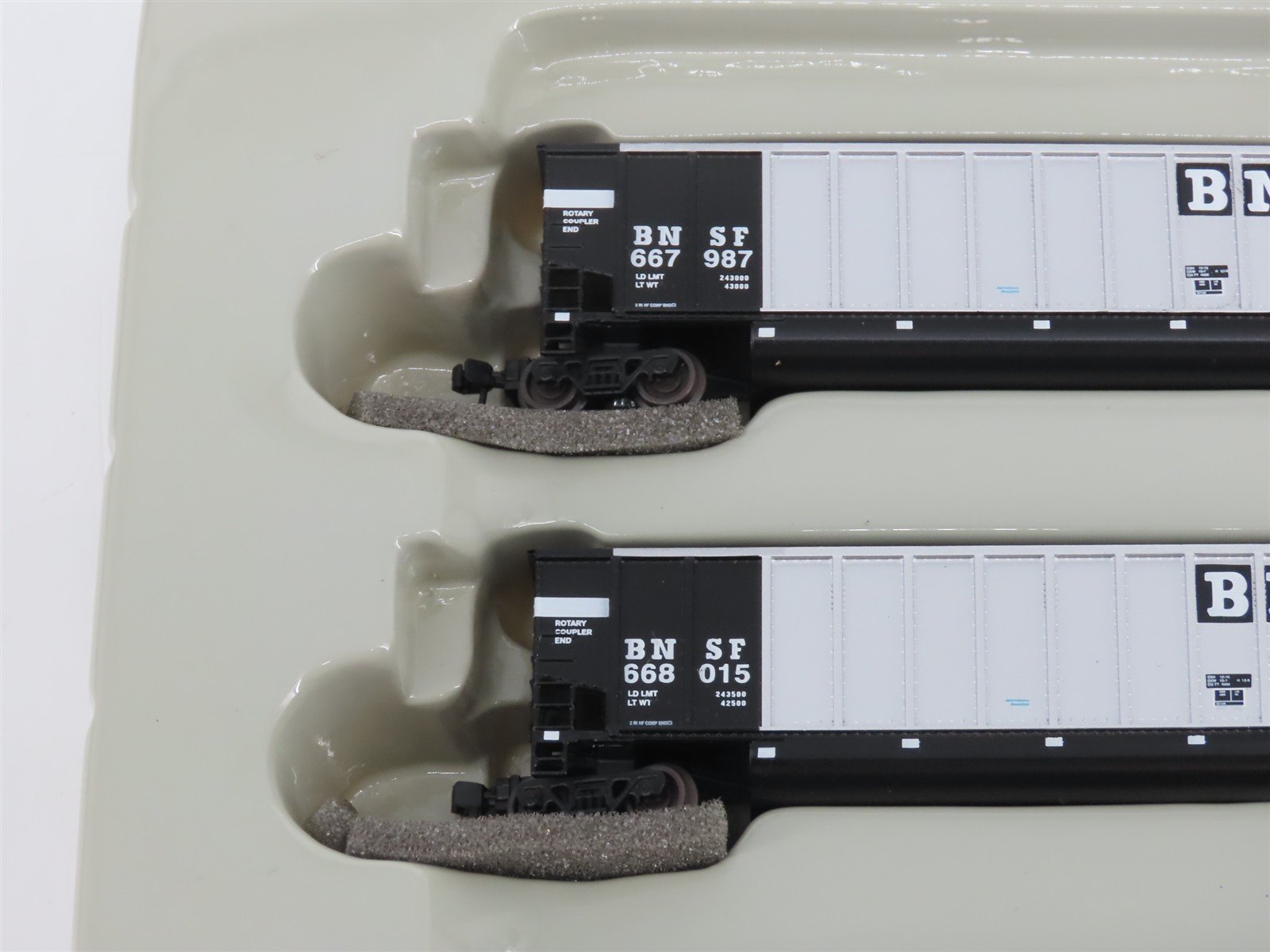 N Scale Athearn 10469 BNSF Railway BethGon Coalporter w/ Load 5-Pack