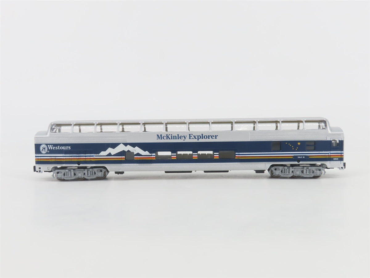 N Scale Bachmann HALX McKinley Explorer Westours Dome Passenger #50