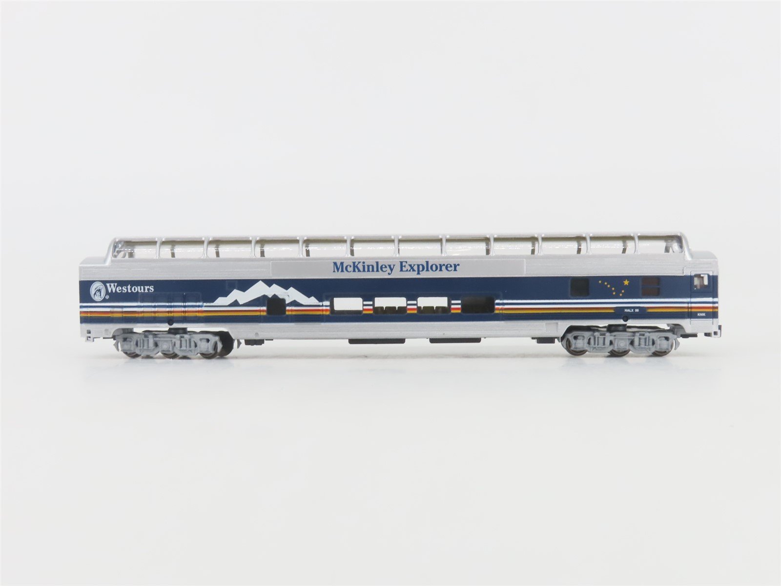 N Scale Bachmann HALX McKinley Explorer Westours Dome Passenger #56