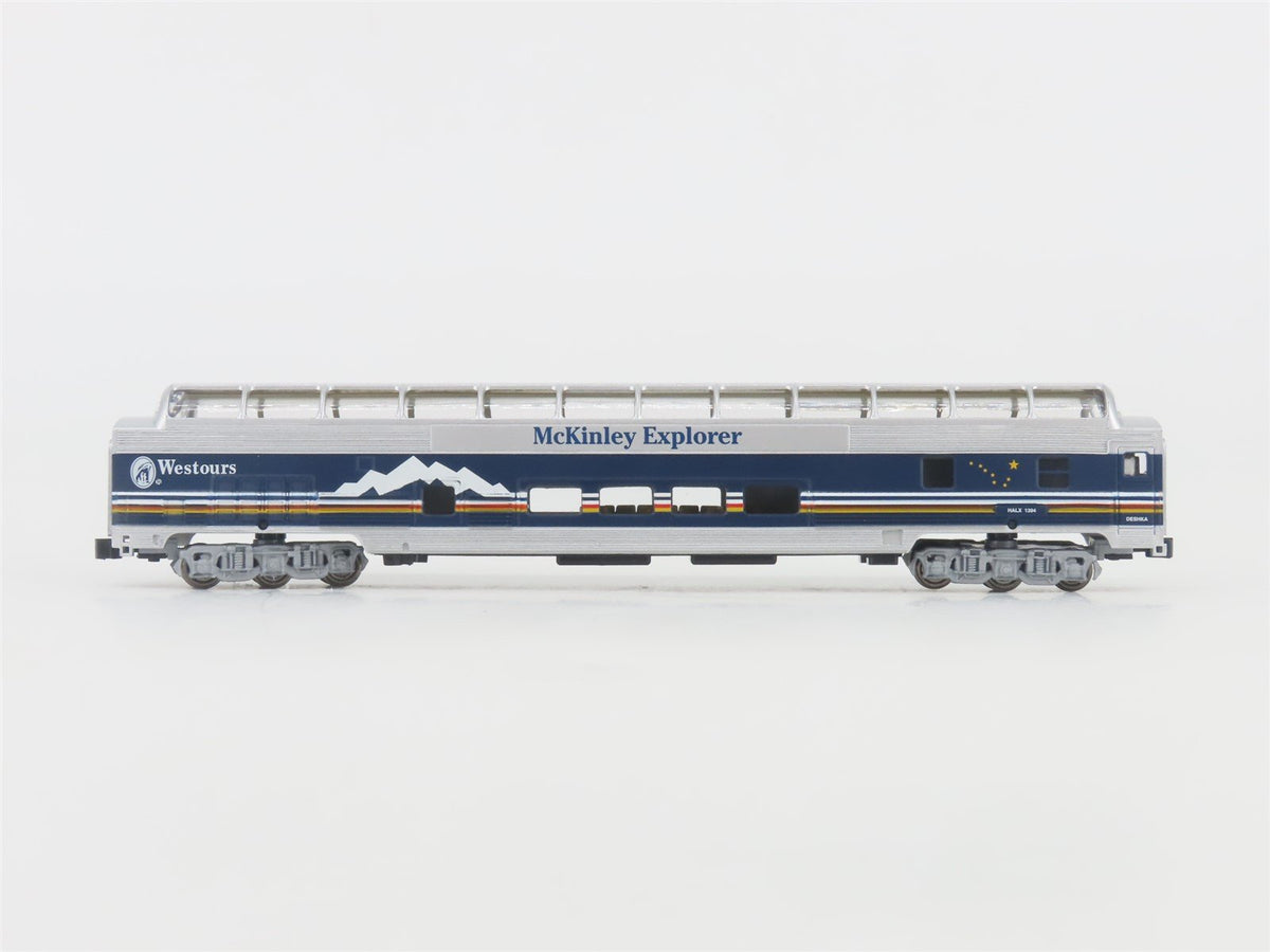 N Scale Bachmann HALX McKinley Explorer Westours Dome Passenger #1394