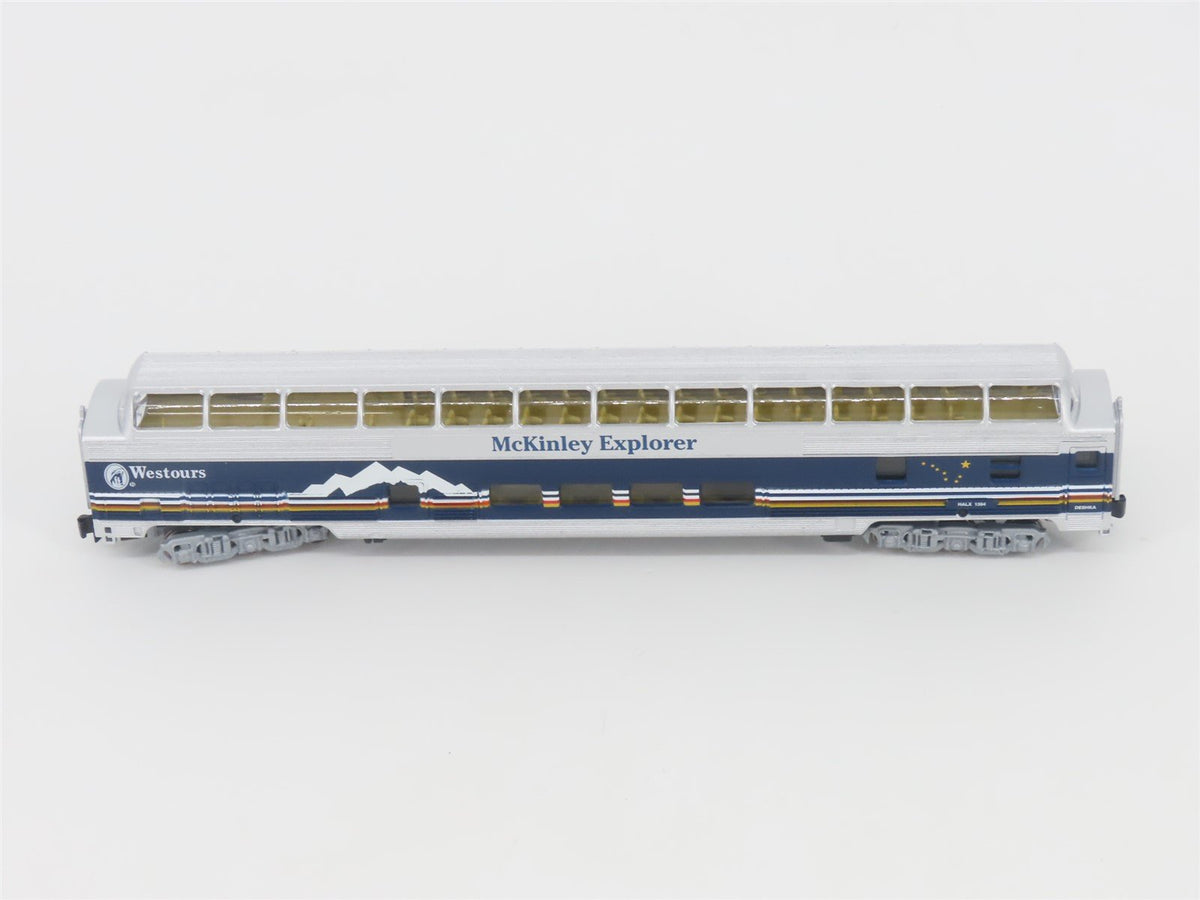 N Scale Bachmann HALX McKinley Explorer Westours Dome Passenger #1394