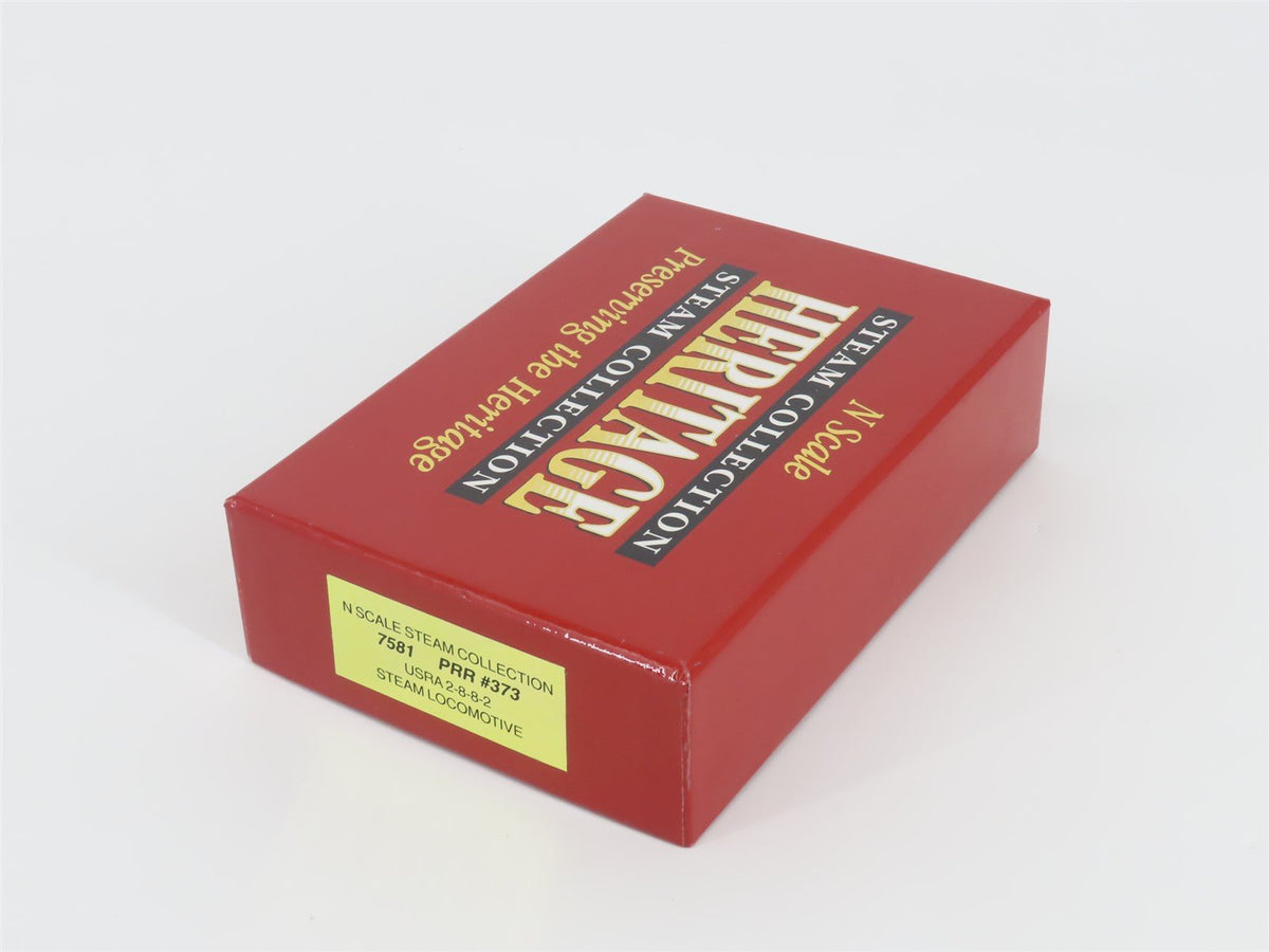 N Scale Proto 2000 Heritage 7581 PRR Pennsylvania USRA 2-8-8-2 Steam #373
