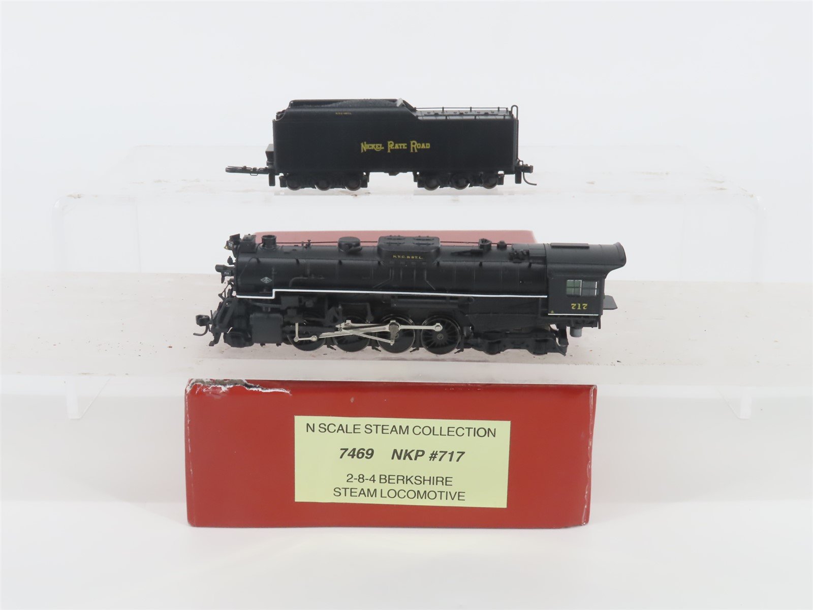 N Proto 2000 Heritage 7469 NKP Nickel Plate Road 2-8-4 Berkshire Steam #717