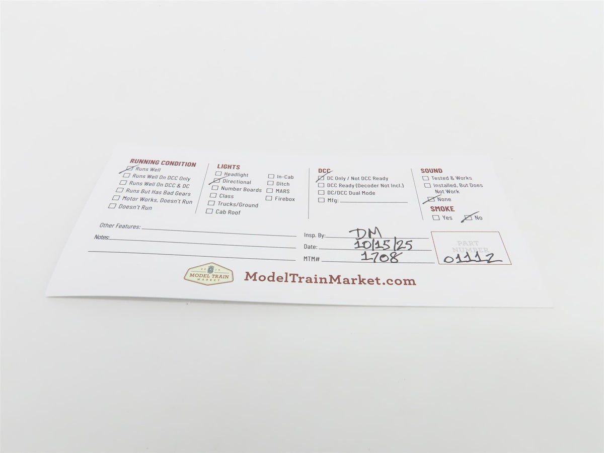 N Proto 2000 Heritage 7469 NKP Nickel Plate Road 2-8-4 Berkshire Steam #717