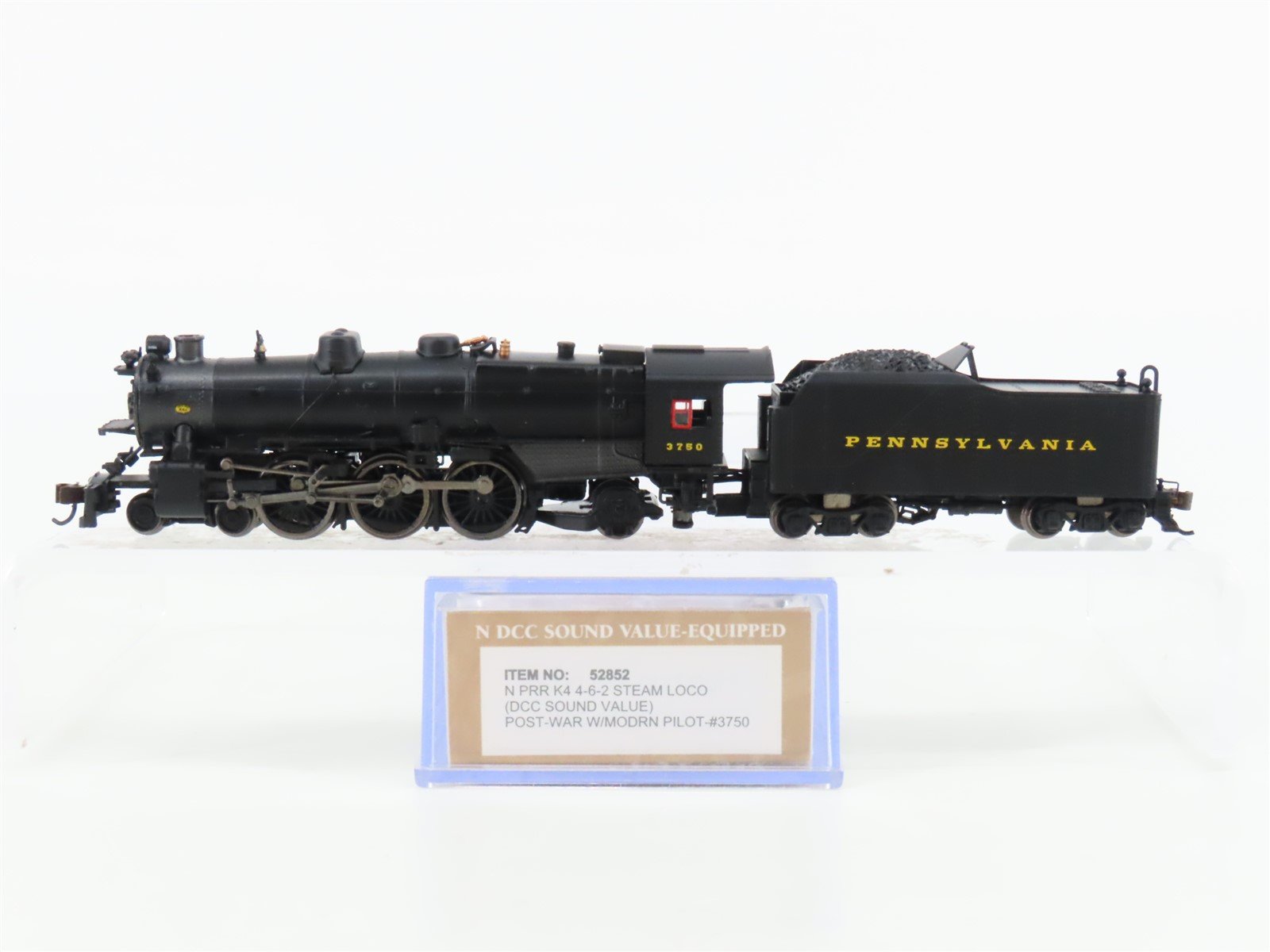 N Scale Bachmann 52852 PRR Pennsylvania 4-6-2 K4 Steam #3750 w/ DCC & Sound