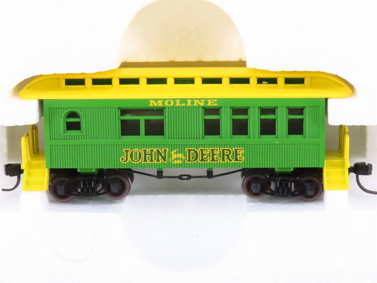 N Scale Athearn John Deere 2-8-0 Steam Locomotive w/4 Passenger &amp; Freight Cars