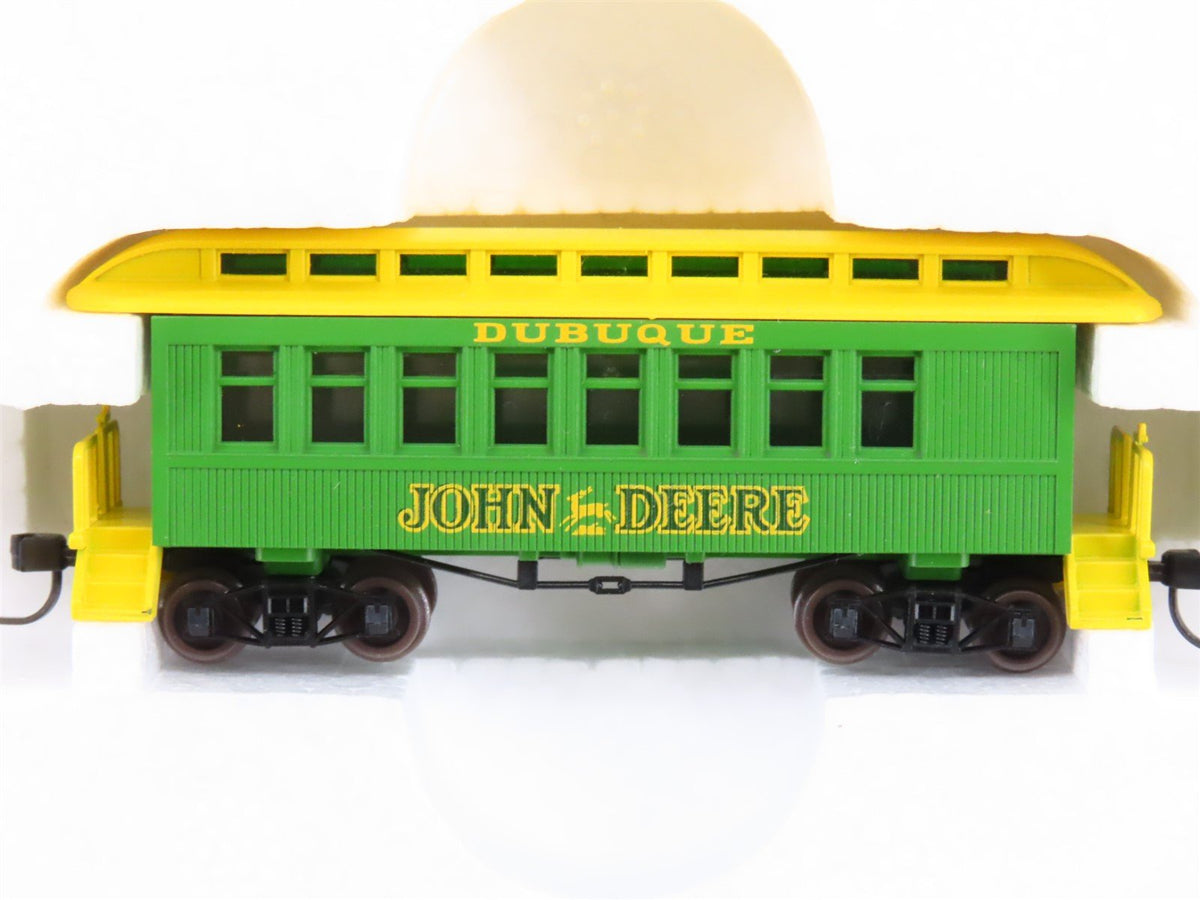 N Scale Athearn John Deere 2-8-0 Steam Locomotive w/4 Passenger &amp; Freight Cars