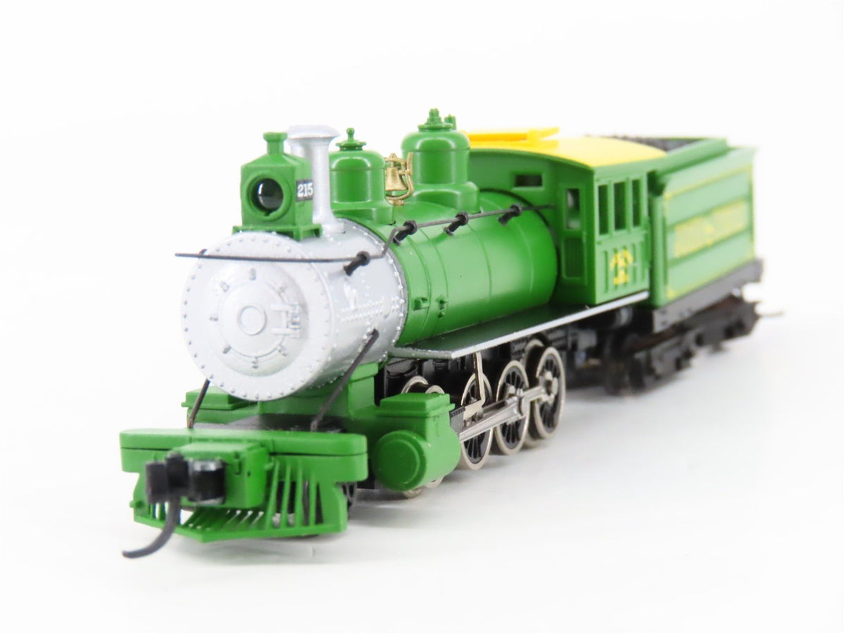 N Scale Athearn John Deere 2-8-0 Steam Locomotive w/4 Passenger &amp; Freight Cars