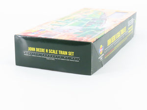 N Scale Athearn John Deere 2-8-0 Steam Locomotive w/4 Passenger & Freight Cars