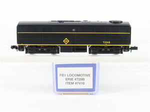 N Scale Life-Like 7416 Erie FB1 Diesel Locomotive #729B
