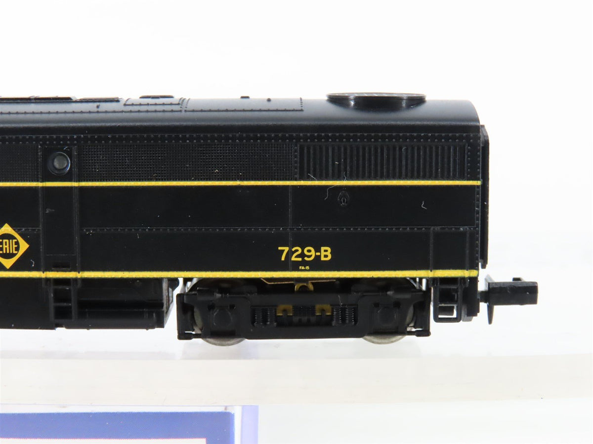 N Scale Life-Like 7416 Erie FB1 Diesel Locomotive #729B