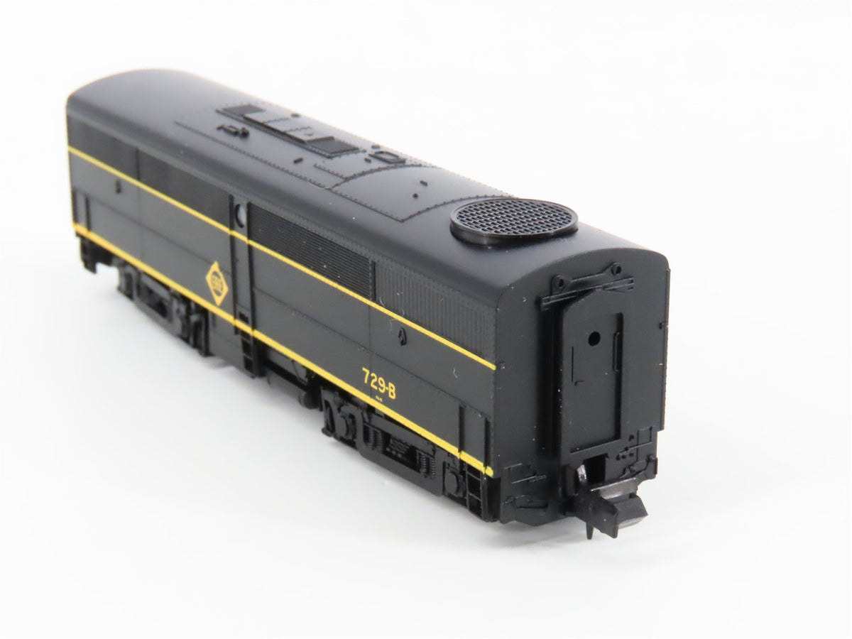 N Scale Life-Like 7416 Erie FB1 Diesel Locomotive #729B