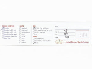 N Scale Life-Like 7416 Erie FB1 Diesel Locomotive #729B