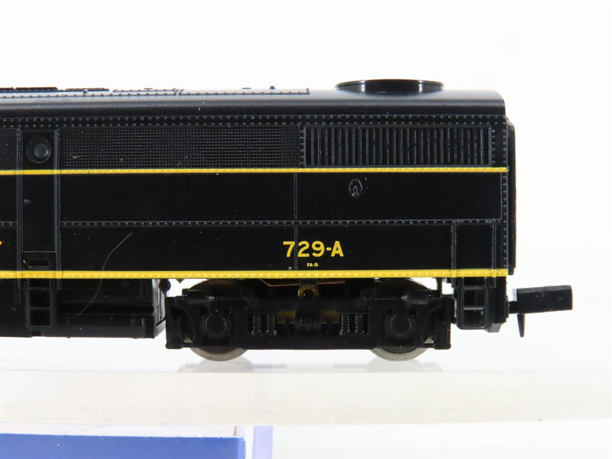 N Scale Life-Like 7416 Erie FA1 Diesel Locomotive #729A