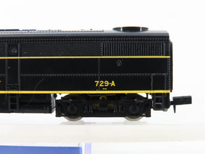 N Scale Life-Like 7416 Erie FA1 Diesel Locomotive #729A