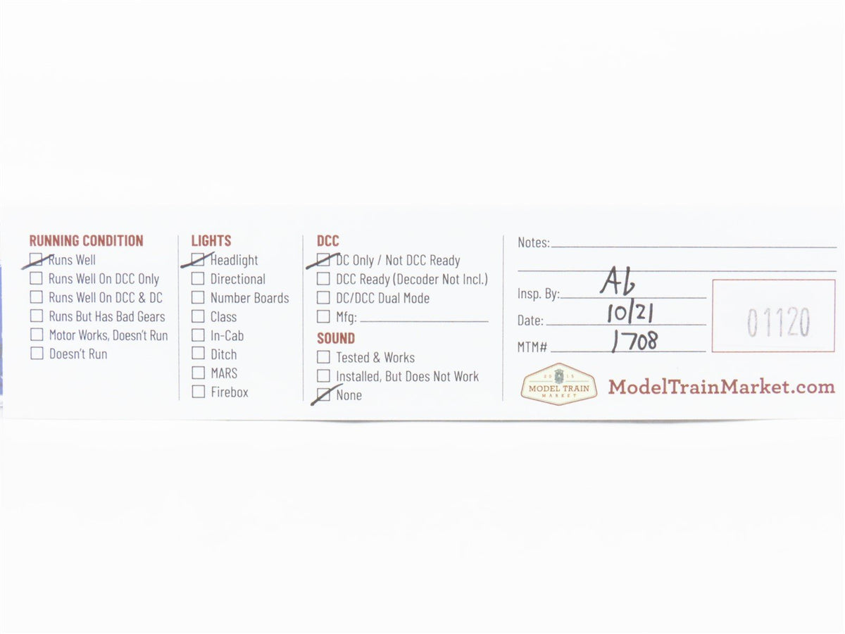 N Scale Life-Like 7416 Erie FA1 Diesel Locomotive #729A