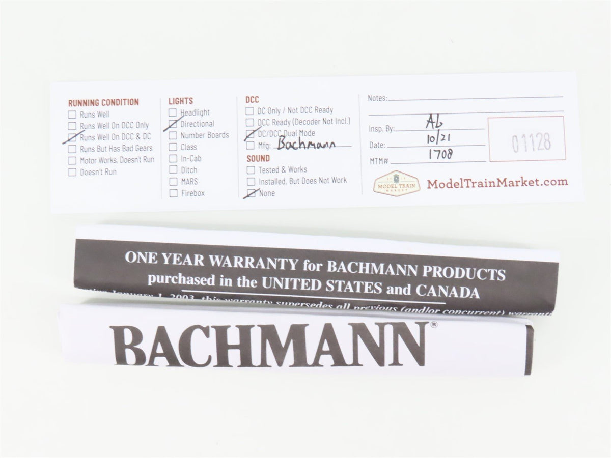 N Scale Bachmann 82054 Yellow Unlettered GE 70-Ton Diesel Locomotive w/DCC