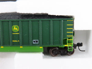 N Scale Athearn John Deere SD70MAC Diesel Set w/Cars, Track & Transformer