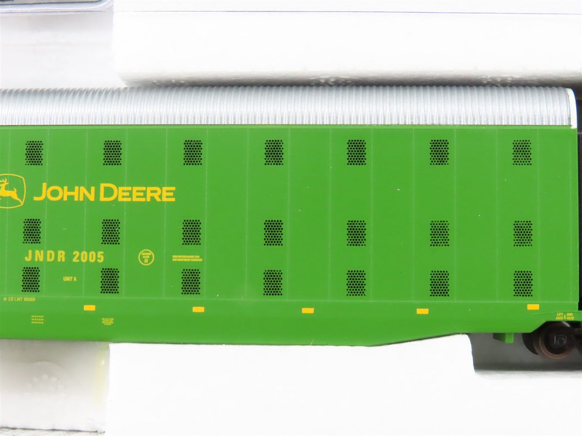 N Scale Athearn John Deere SD70MAC Diesel Set w/Cars, Track &amp; Transformer