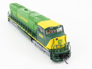 N Scale Athearn John Deere SD70MAC Diesel Set w/Cars, Track & Transformer