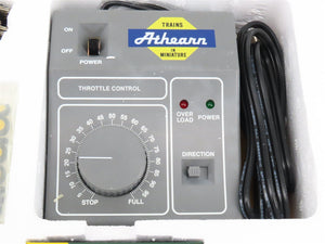 N Scale Athearn John Deere SD70MAC Diesel Set w/Cars, Track & Transformer