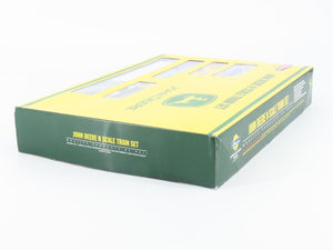 N Scale Athearn John Deere SD70MAC Diesel Set w/Cars, Track & Transformer