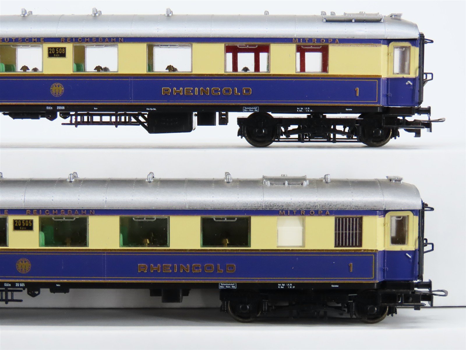 HO Scale Liliput 820 DR Deutsche Reichsbahn Rheingold Passenger 5-Car Set