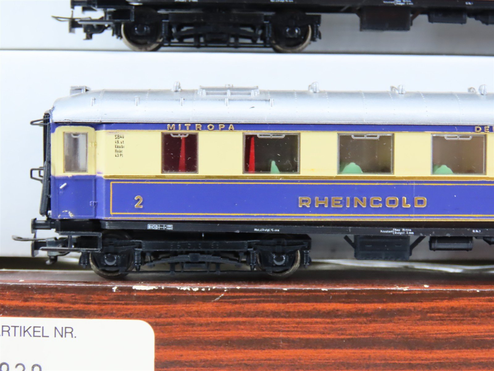 HO Scale Liliput 820 DR Deutsche Reichsbahn Rheingold Passenger 5-Car Set