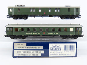 HO Scale Liliput L350041 British Forces Diner/Baggage Passenger 2-Car Set