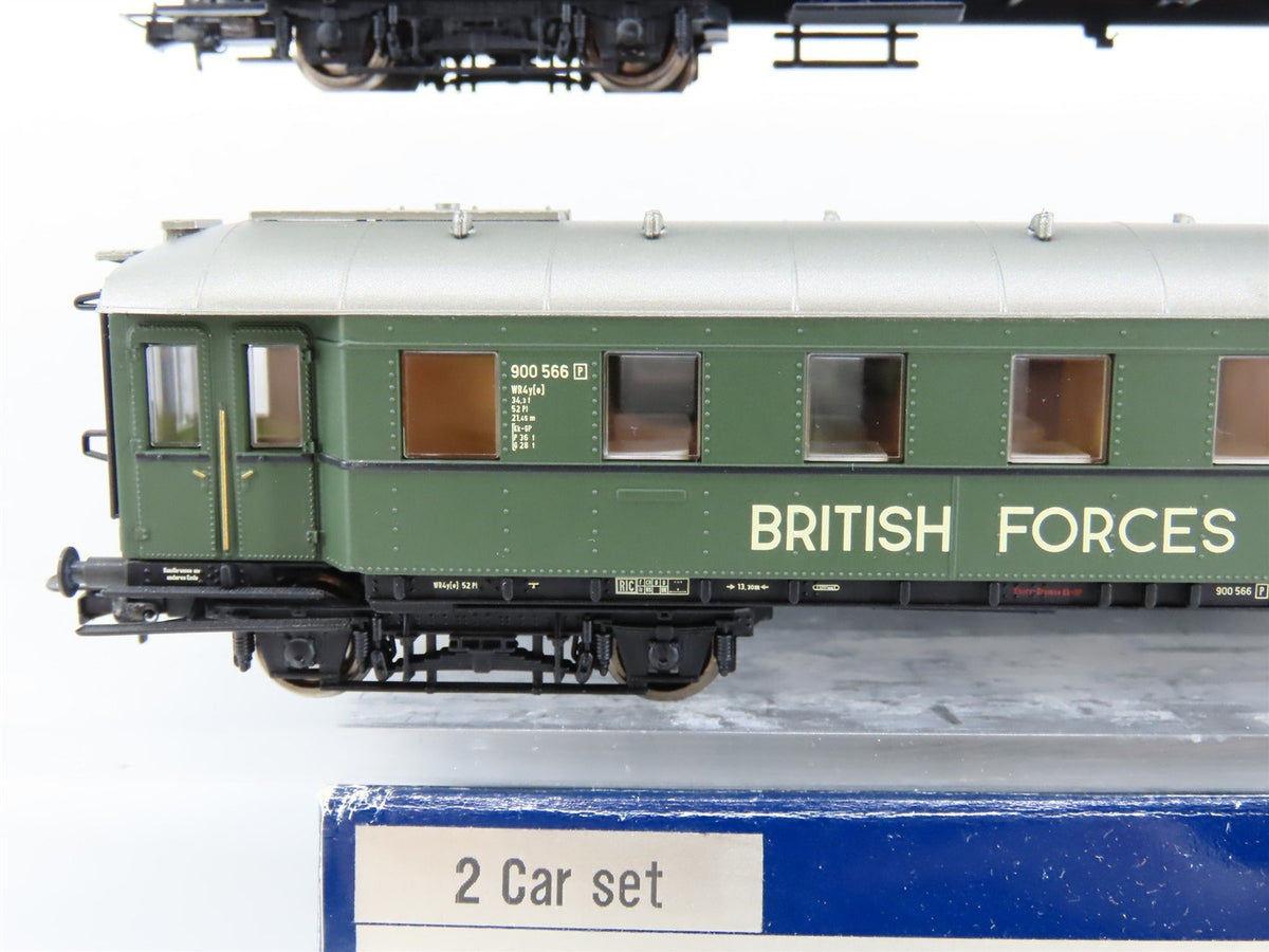 HO Scale Liliput L350041 British Forces Diner/Baggage Passenger 2-Car Set