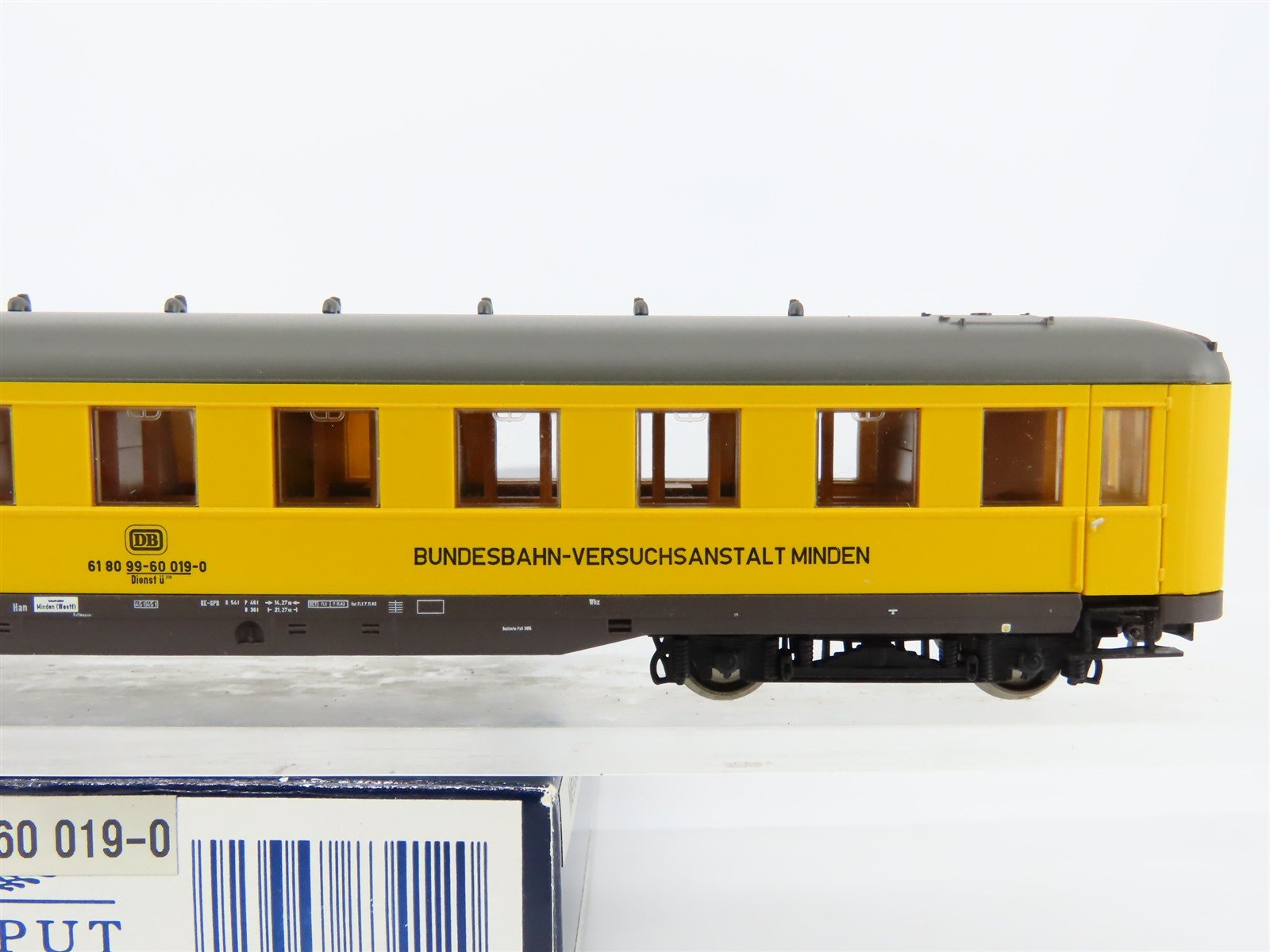 HO Scale Liliput L383412 DB Minden Measurement Coach Passenger Car #019-0
