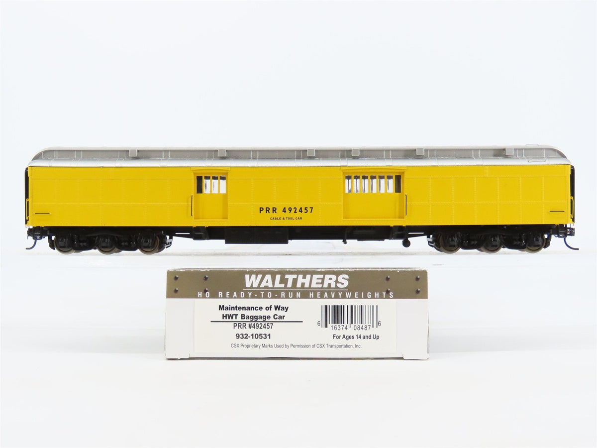 HO Scale Walthers 932-10531 PRR MofW Cable &amp; Tool Baggage Passenger #492457