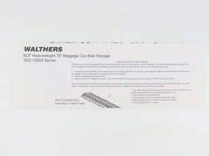 HO Scale Walthers 932-10531 PRR MofW Cable & Tool Baggage Passenger #492457