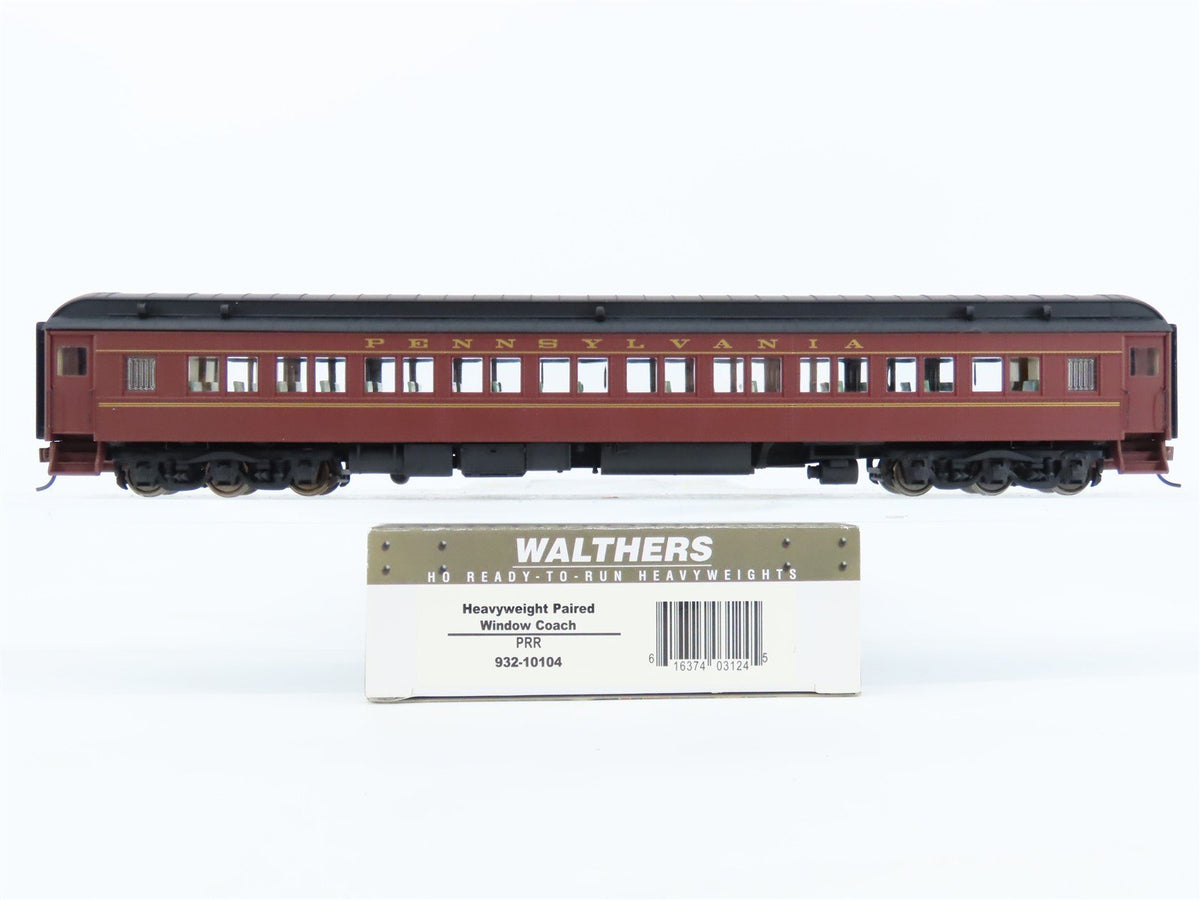HO Scale Walthers 932-10104 PRR Pennsylvania Paired-Window Coach Passenger Car
