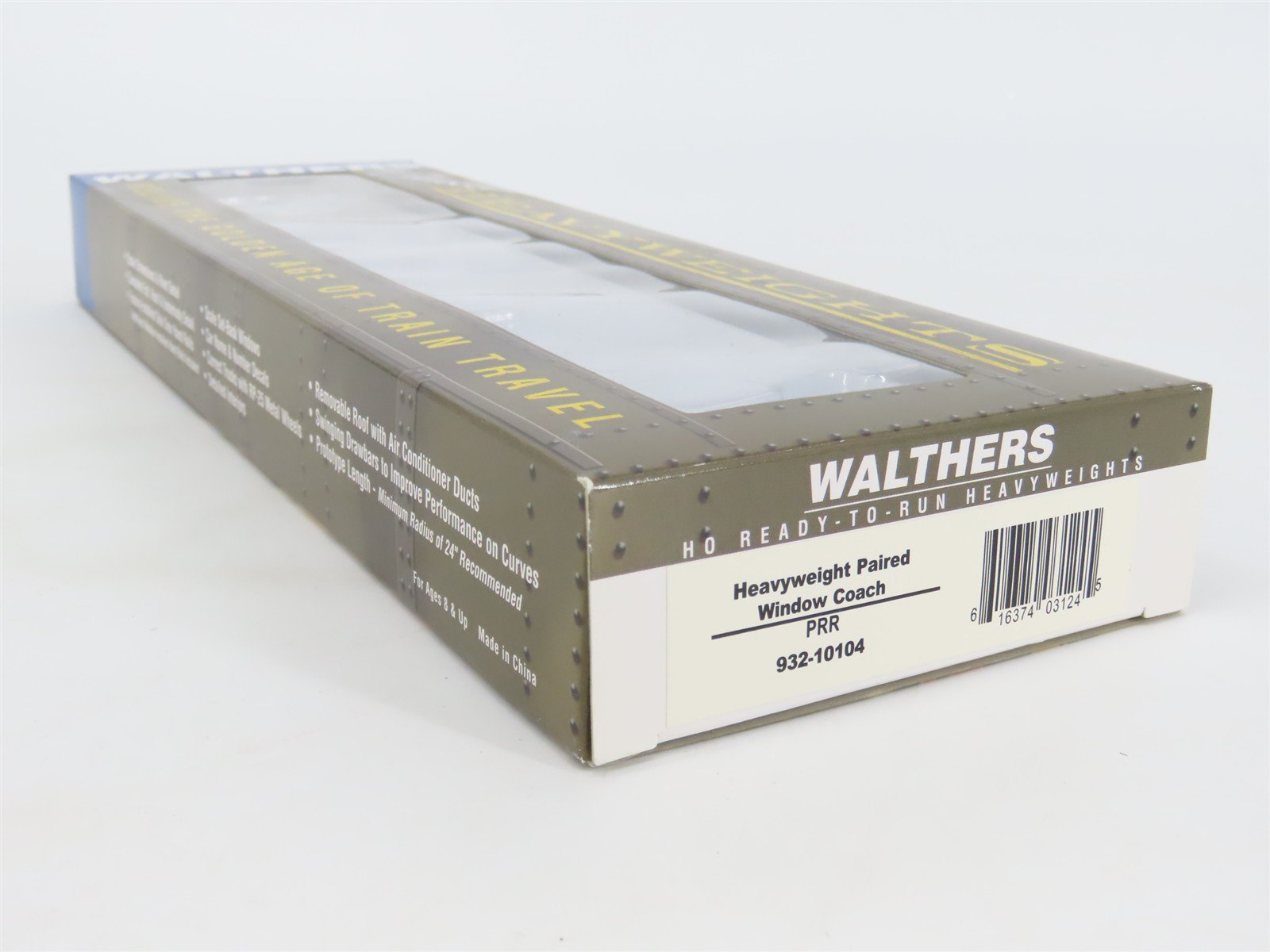 HO Scale Walthers 932-10104 PRR Pennsylvania Paired-Window Coach Passenger Car