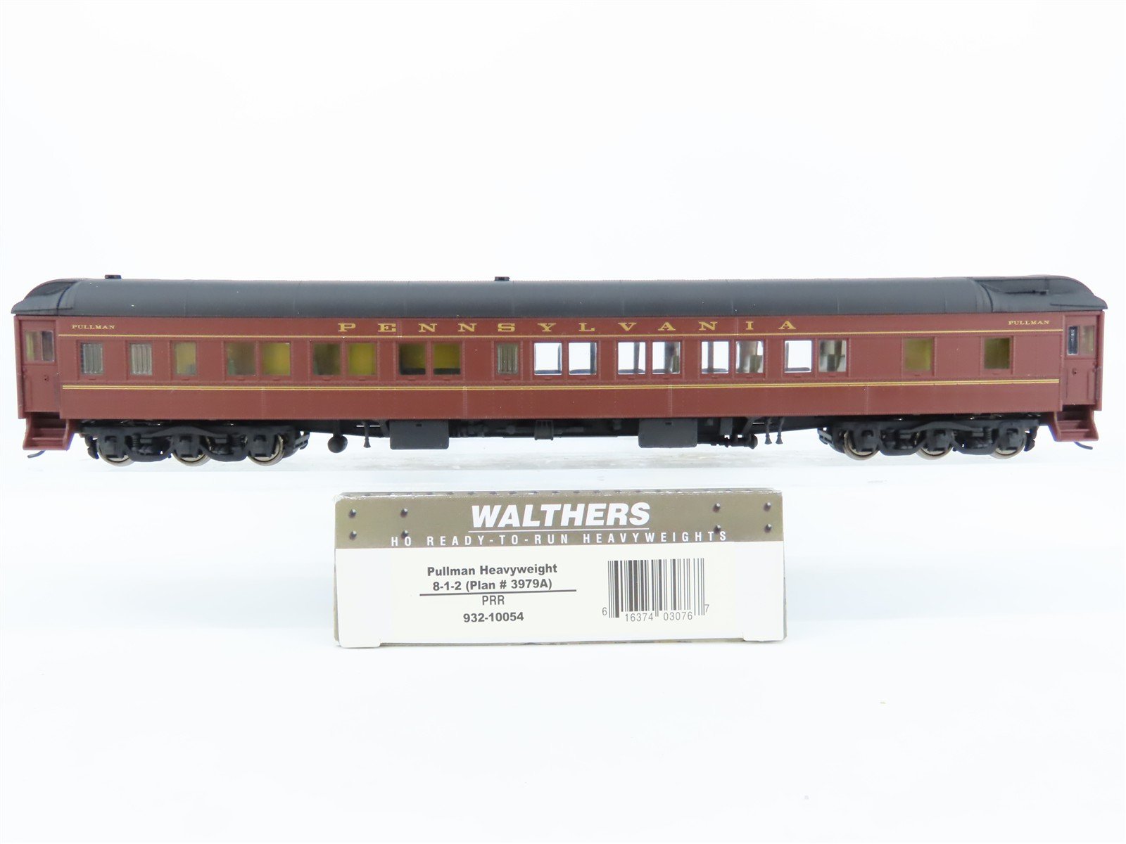 HO Scale Walthers 932--10054 PRR Pennsylvania 8-1-2 Sleeper Passenger Car