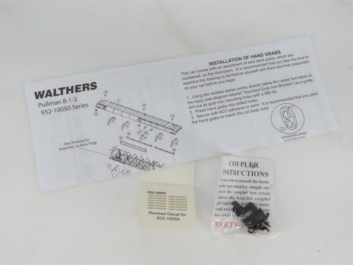 HO Scale Walthers 932--10054 PRR Pennsylvania 8-1-2 Sleeper Passenger Car